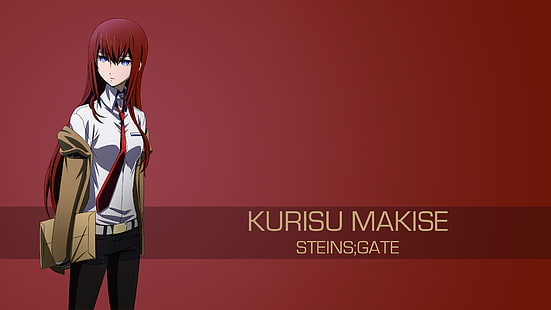 Anime Girls, Steins, Gate, Makise Kurisu, HD-Hintergrundbild HD wallpaper