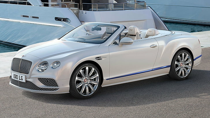 Bentley, Bentley Continental GT , Bentley Continental GT, Car, Convertible, Luxury Car, White Car, HD wallpaper