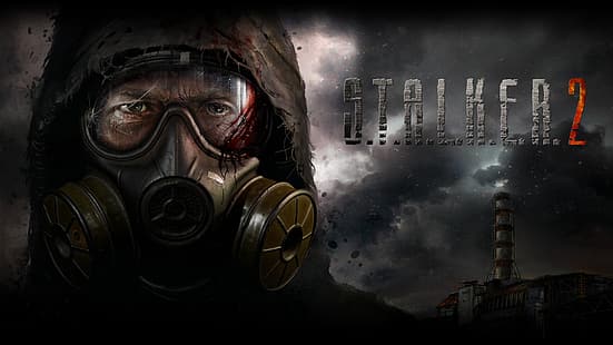 S.T.A.L.K.E.R.2, S.T.A.L.K.E.R., Tschernobyl, Gasmasken, Blut, Wald, HD-Hintergrundbild HD wallpaper