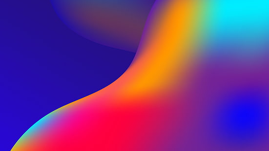 Neon-Farbverlauf, Neon, Farbverlauf, HD-Hintergrundbild HD wallpaper