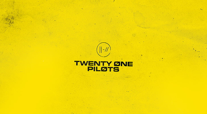 Twenty One Pilots, สีเหลือง, Trench, minimalism, พื้นหลังเรียบง่าย, พื้นหลังสีเหลือง, วอลล์เปเปอร์ HD