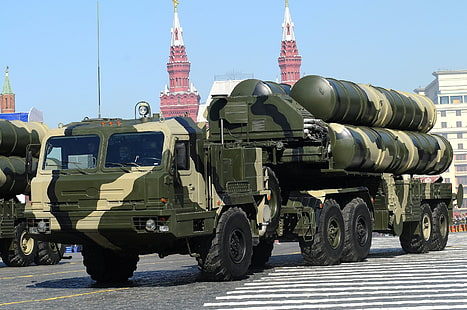 Wojsko, wyrzutnia rakiet, transport wojskowy, system rakietowy, S-400, Tapety HD HD wallpaper
