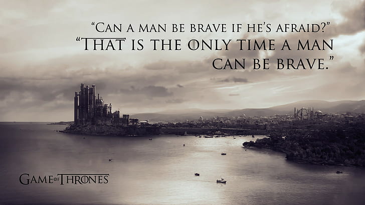 Game of Thrones, quote, typography, HD wallpaper