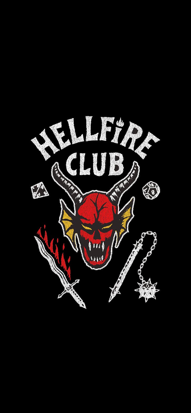 Stranger Things, Hellfire Club, Dungeons and Dragons, HD тапет, тапет за телефон
