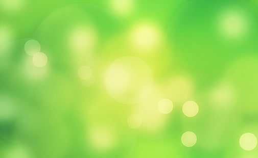 Spring Bokeh Vivid Green, зелена боке фотография, Aero, Bokeh, зелено, HD тапет HD wallpaper