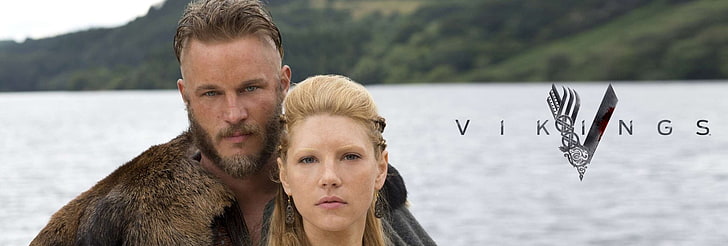 Séries télévisées, Vikings, Katheryn Winnick, Lagertha (Vikings), Logo, Vikings (Séries télévisées), Fond d'écran HD