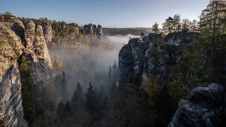 독일, 작센, Niederrathen, Sächsische Schweiz-Osterzgebirge, HD 배경 화면