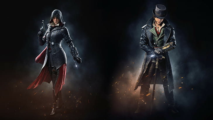 Evie Frye Assassins Creed Syndicate Джейкъб Фрай видео игри Crysis, HD тапет