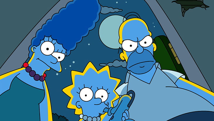The Simpsons, Homer Simpson, Lisa Simpson, Marge Simpson, HD tapet