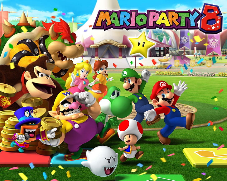 Mario Party 8, HD-Hintergrundbild