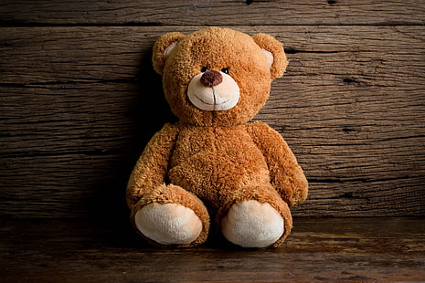 mainan, beruang, kayu, boneka beruang, imut, Wallpaper HD HD wallpaper