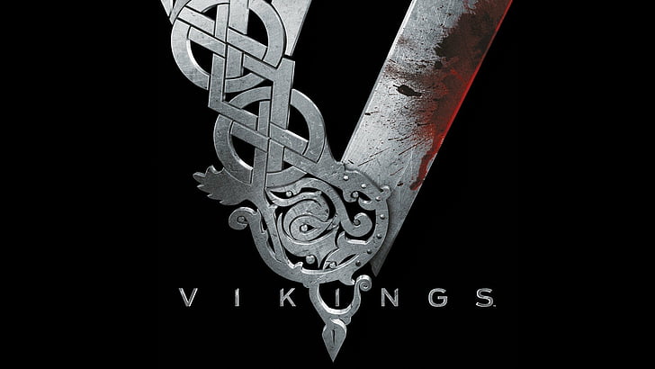 Телевизионно шоу, викинги, лого, викинги (телевизионно шоу), HD тапет