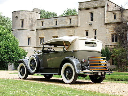 Packard, Packard Standard Eight Roadster, 1930 Packard Standard Eight Roadster, Луксозна кола, ретро кола, HD тапет HD wallpaper