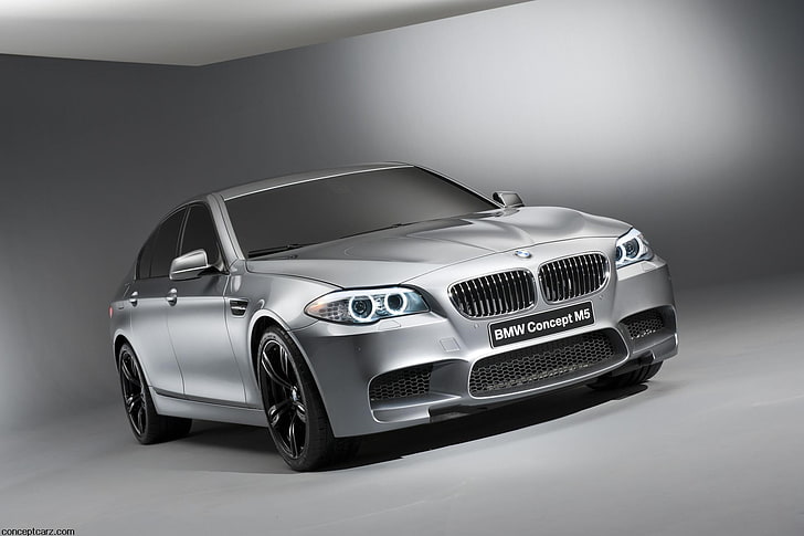 BMW Concept M5, bmw_concept m5 sedan, car, HD wallpaper
