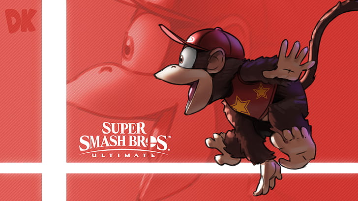 Video Game, Super Smash Bros. Ultimate, Diddy Kong, HD wallpaper