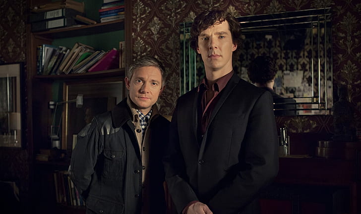 Sherlock Holmes, Sherlock, Benedict Cumberbatch, Martin man, Wallpaper HD