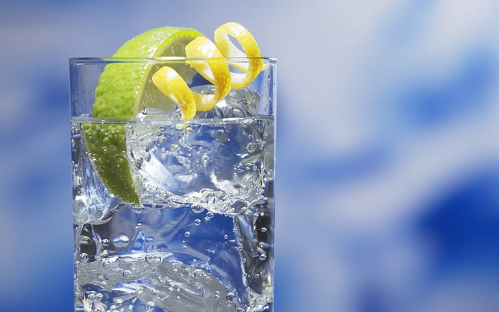 Gin and Tonic Cocktail, cocktail, HD wallpaper