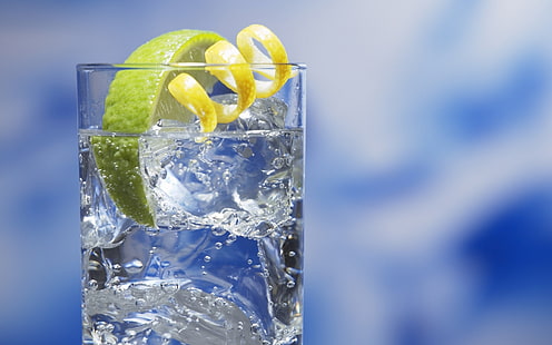 Gin and Tonic Cocktail, cocktail, Sfondo HD HD wallpaper
