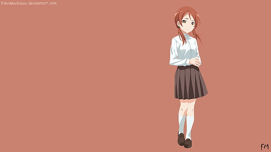 Gadis Anime, chan wa Kataritai, Demi, Takanashi Himari, Wallpaper HD HD wallpaper