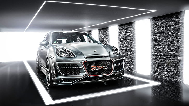 Porsche, Cayenne, 2014, Exclusive, Regula, Tapety HD