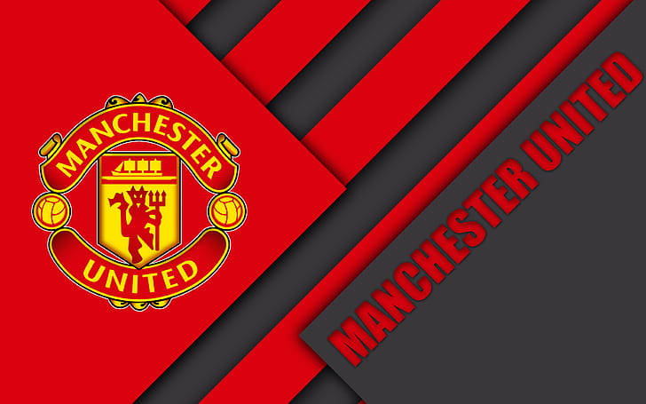 Fútbol, ​​Manchester United F.C., logotipo, Fondo de pantalla HD