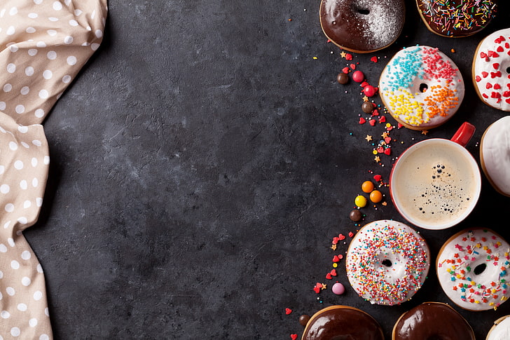 food, donut, HD wallpaper