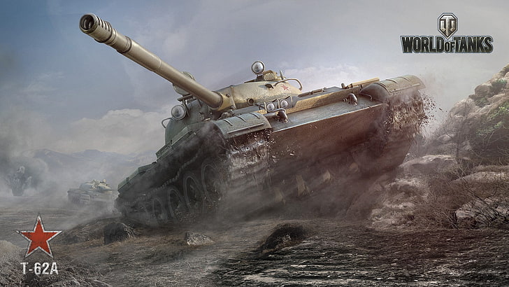 World of Tanks, T-62, video game, T-62A, Wallpaper HD
