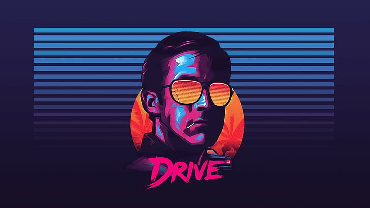 Drive poster, Drive, Ryan Gosling, sunglasses, New Retro Wave, HD wallpaper  | Wallpaperbetter