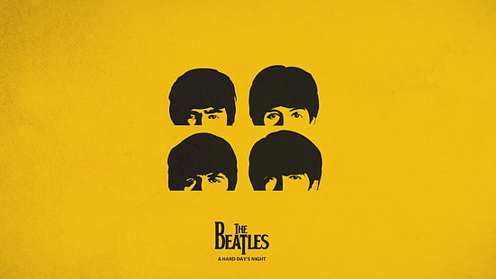 Das Beatles-Plakat, The Beatles, Minimalismus, HD-Hintergrundbild HD wallpaper