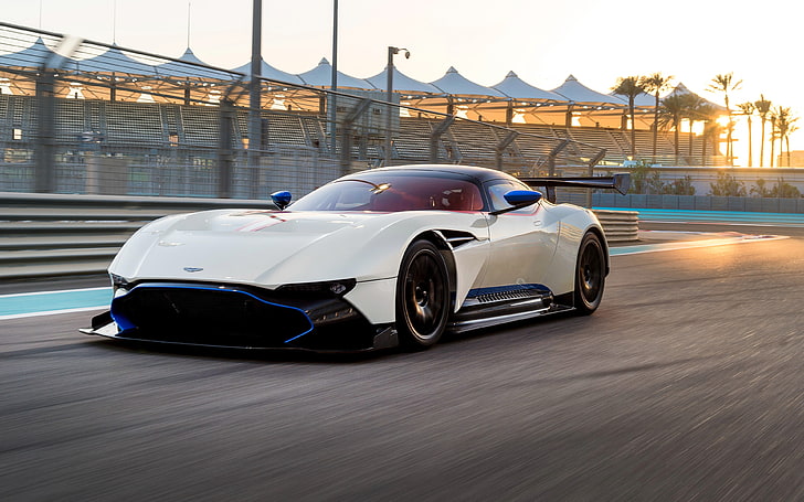 Aston Martin Vulcan White Series 2019, Fond d'écran HD