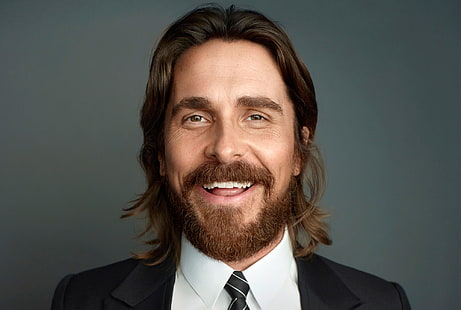 ator, Christian Bale, barbas, HD papel de parede HD wallpaper
