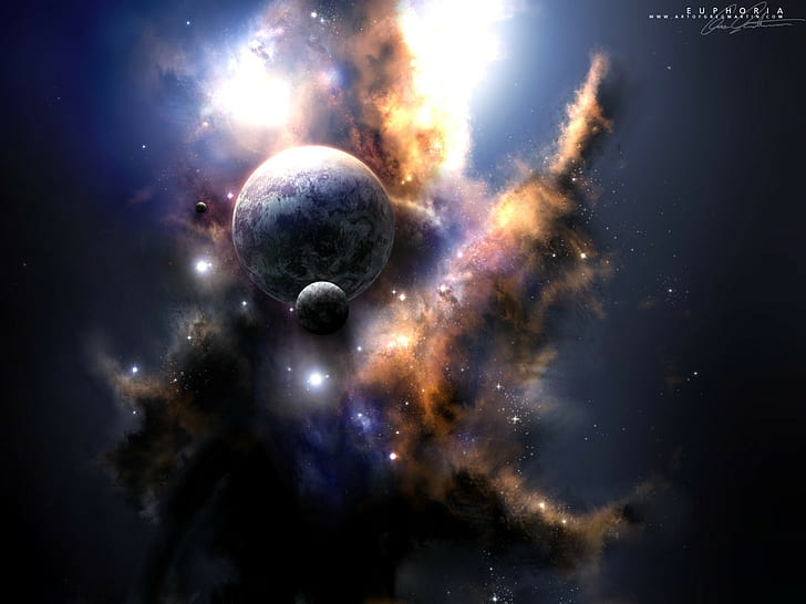วอลล์เปเปอร์ดาวเคราะห์อวกาศศิลปะอวกาศ, วอลล์เปเปอร์ HD