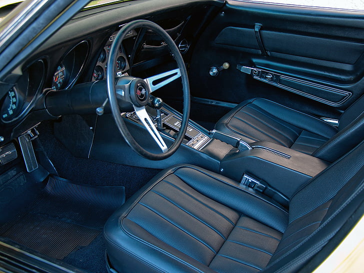 1969, 427, c 3, chevrolet, convertible, corvette, interior, l88, muscle, stingray, supercar, HD wallpaper