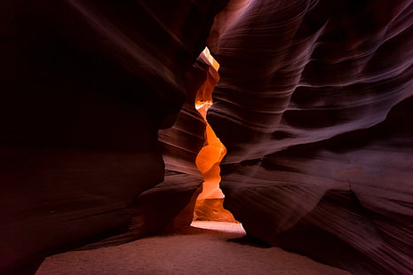 природа, пещера, скала, пейзаж, каньон на антилопа, HD тапет HD wallpaper