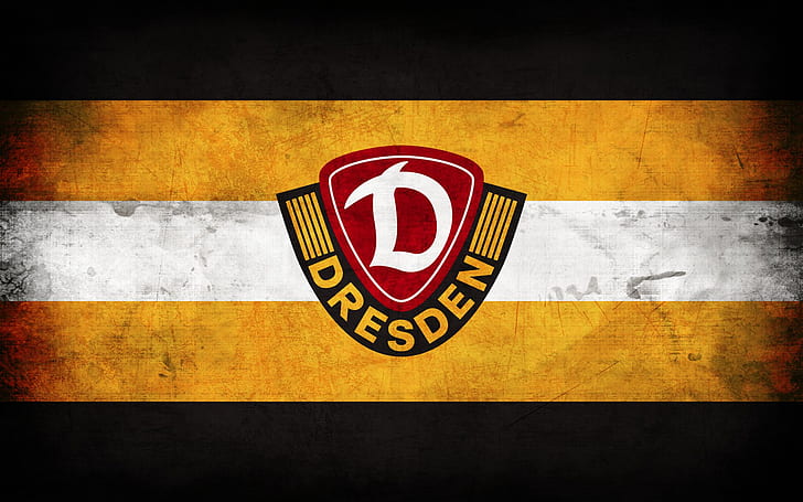 Sepak Bola, Dynamo Dresden, Emblem, Logo, Wallpaper HD