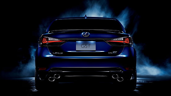 Lexus, Auto, Rücken, GS-F, HD-Hintergrundbild HD wallpaper