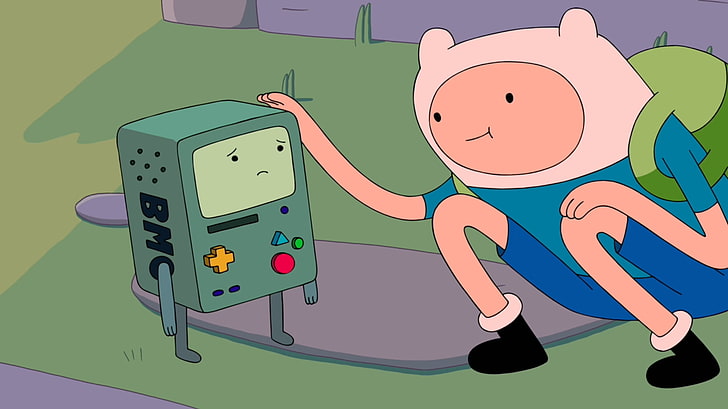 Adventure Time, Finn the Human, BMO, Sfondo HD