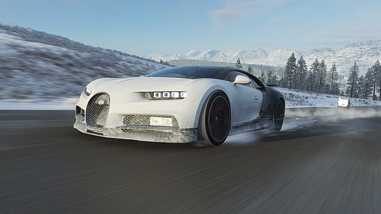 Forza Horizon 4 ، Forza ، Buggati ، Bugatti Chiron، خلفية HD HD wallpaper