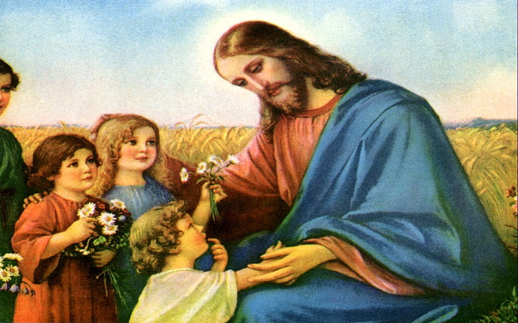 blessing children Blessing the children People Other HD Art , Jesus, children, Christ, blessing, HD wallpaper