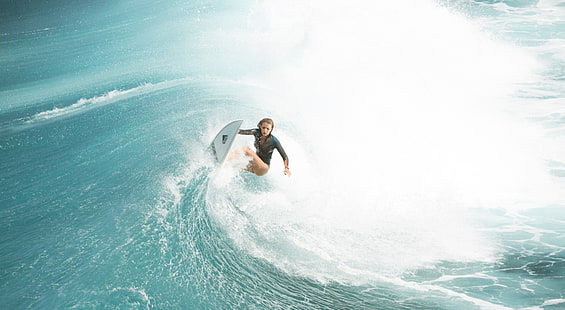 Blake Lively The Shallows, weißes Surfbrett, Sport, Surfen, Blake Lively, Mädchen, HD-Hintergrundbild HD wallpaper