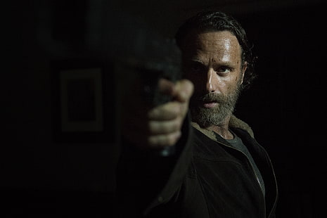 Sfondo di Rick Grimes, The Walking Dead, Andrew Lincoln, Rick Grimes, Sfondo HD HD wallpaper