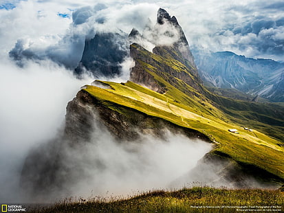 Ortisei Trentino Italien-National Geographic Wallpap .., HD tapet HD wallpaper