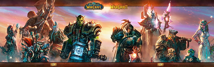 world of warcraft 3360x1050 Видеоигры World of Warcraft HD Art, мир варкрафта, HD обои