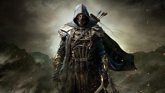The Elder Scrolls Online, воин, убиец, Elder, Scrolls, Online, Warrior, Assassin, HD тапет HD wallpaper