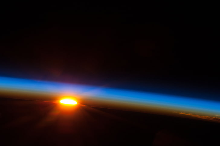 Ozonschicht, Sonne, Morgendämmerung, Erde, NASA, Pazifik, HD-Hintergrundbild