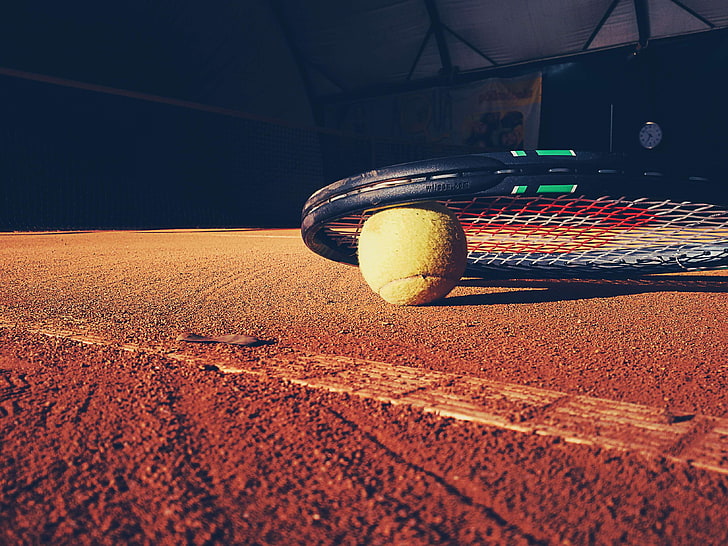 ball, court, exercise, padel, racket, sport, tennis, tennis court, HD wallpaper