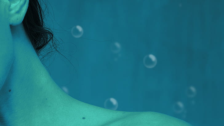 Hals, Unterwasser, Frauen, HD-Hintergrundbild