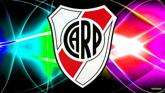 Piłka nożna, Club Atlético River Plate, emblemat, logo, Tapety HD HD wallpaper