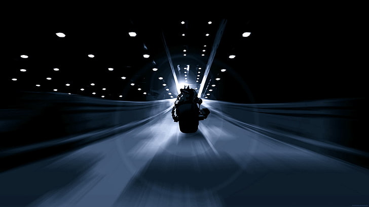 schwarze Motorrad digitale Tapete, Batman, The Dark Knight, HD-Hintergrundbild