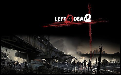 Left 4 Dead 2 game wallpaper, Left 4 Dead 2, video games, zombies, HD wallpaper HD wallpaper